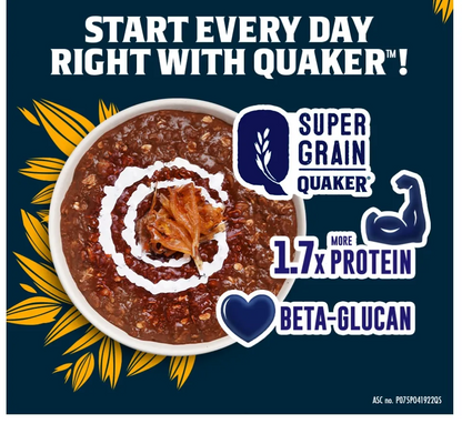 1 CASE - Quaker Instant Oatmeal Chocolate Flavor 200g x 18