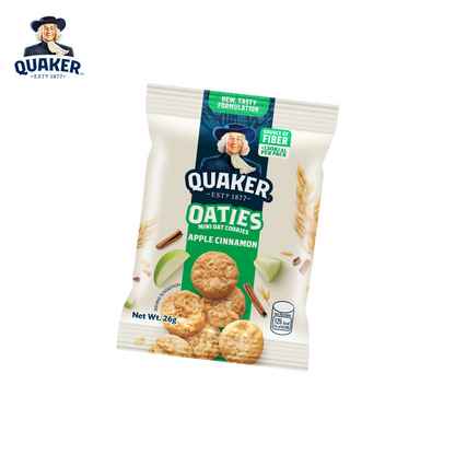 1 CASE - Quaker Oaties Mini Oats Cookie Apple Cinnamon 28g x 40