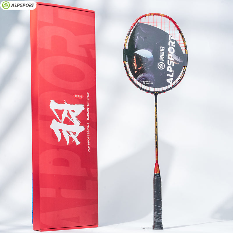 ALP SPORT 1pc QY 4U 100% T1100Full Carbon Fiber Badminton Racket Max 28lbs 680mm - ABYSSAL