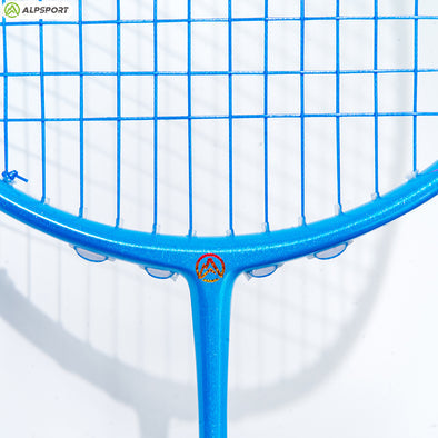 ALP SPORT 1pc - ALP BBQ2.0 8U Super Light Titanium Alloy 100% Full Carbon Fiber Badminton Racket 24-30Lbs  with Leather Carrying Bag
