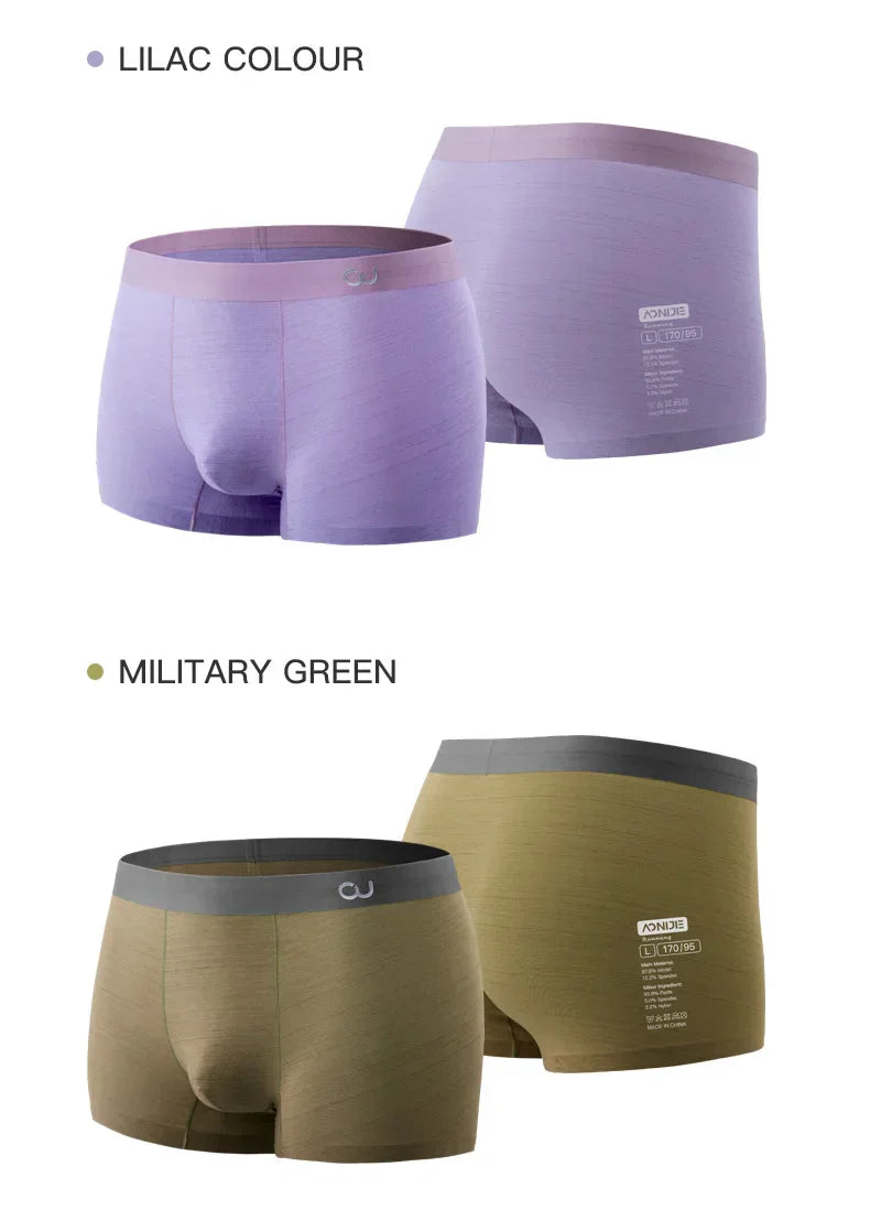 Aonijie E7007 Men Sports Briefs Underwear Mix Color 3pcs - XL