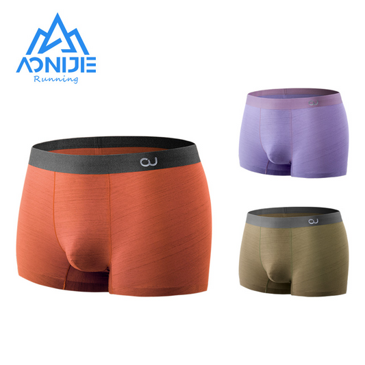 Aonijie E7007 Men Sports Briefs Underwear Mix Color 3pcs - XL