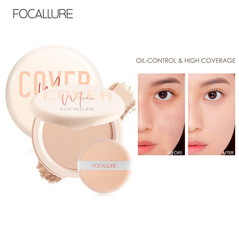 Focallure Two-way-cake Pressed Powder Covermax - FA155