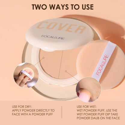 Focallure Two-way-cake Pressed Powder Covermax - FA155