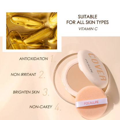 Focallure Two-way-cake Pressed Powder Covermax - FA155