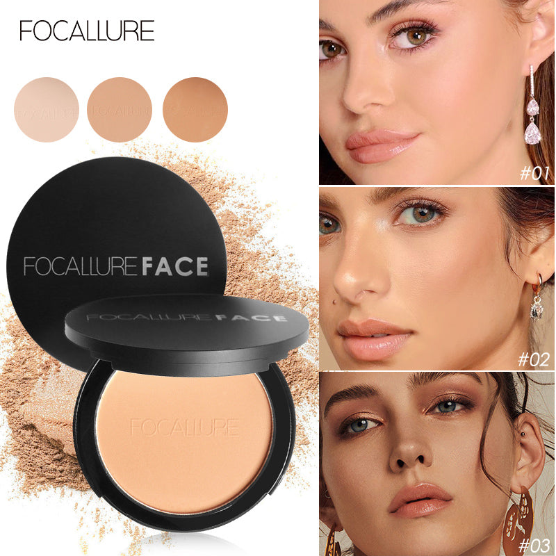 Focallure Waterproof Flawless Pressed Powder - FA16
