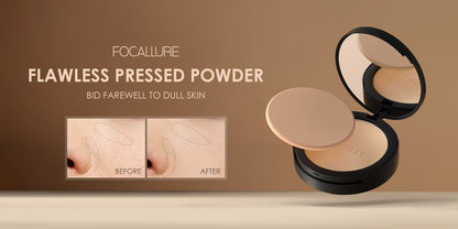 Focallure Waterproof Flawless Pressed Powder - FA16