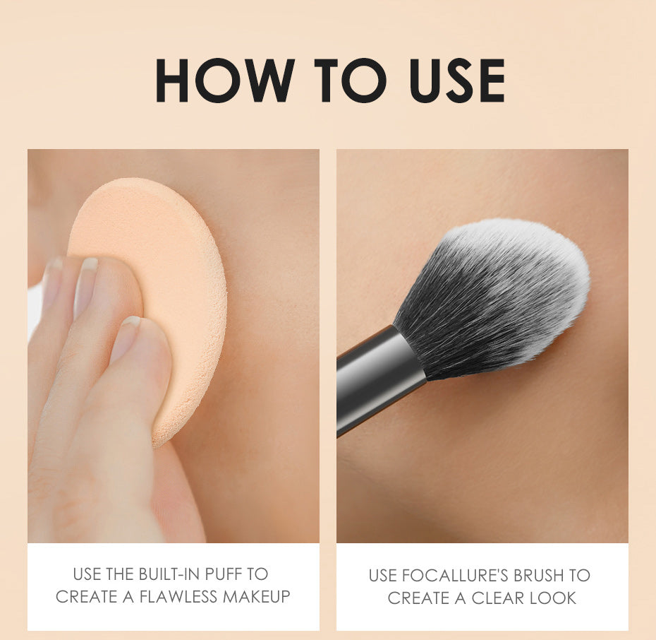 Focallure Waterproof Flawless Pressed Powder - FA16