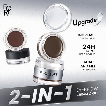 Focallure Multi Pro Duo Eyebrow Cream + Gel - FA23