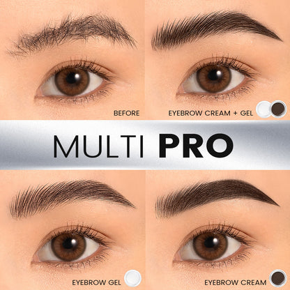 Focallure Multi Pro Duo Eyebrow Cream + Gel - FA23
