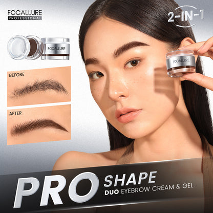 Focallure Multi Pro Duo Eyebrow Cream + Gel - FA23