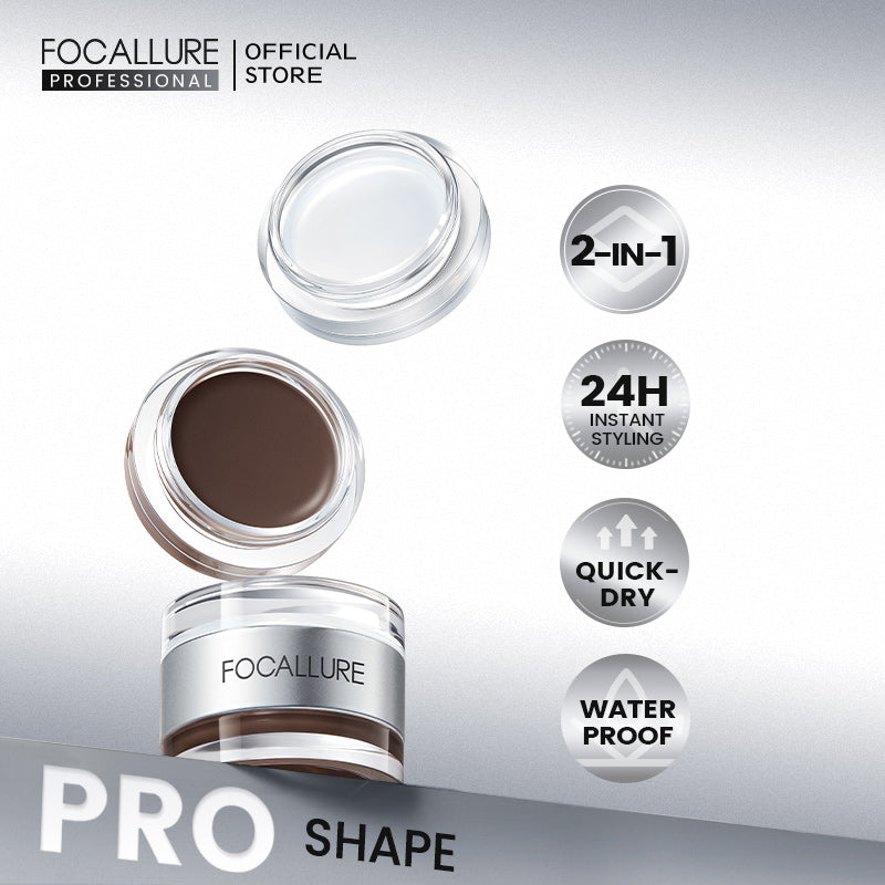 Focallure Multi Pro Duo Eyebrow Cream + Gel - FA23