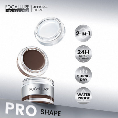 Focallure Multi Pro Duo Eyebrow Cream + Gel - FA23