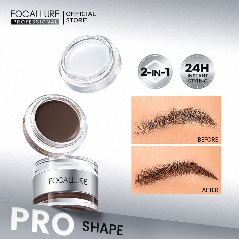 Focallure Multi Pro Duo Eyebrow Cream + Gel - FA23