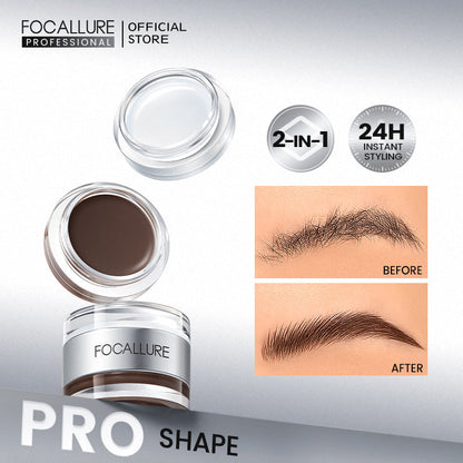 Focallure Multi Pro Duo Eyebrow Cream + Gel - FA23