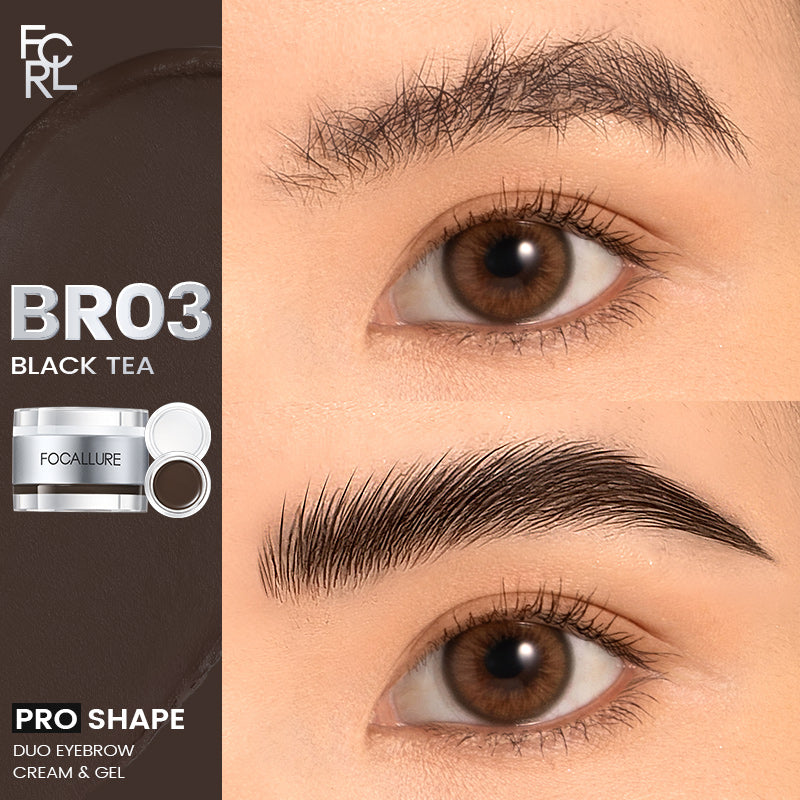 Focallure Multi Pro Duo Eyebrow Cream + Gel - FA23