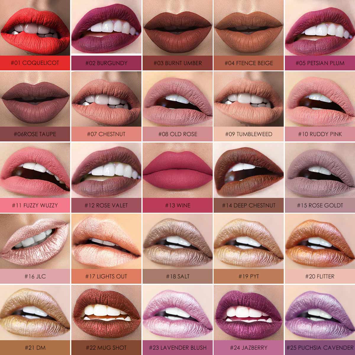 Focallure Ultra Matte Waterproof Liquid Lipstick - FA24