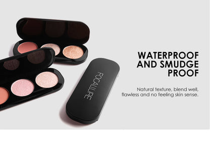 Focallure 3 Color Blusher & Highlighter Palette - #3 - FA26 - Water and Smudge Proof