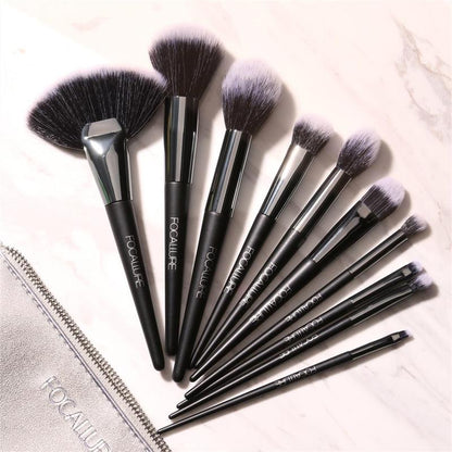Focallure Makeup Brush (with bag) - 10pcs