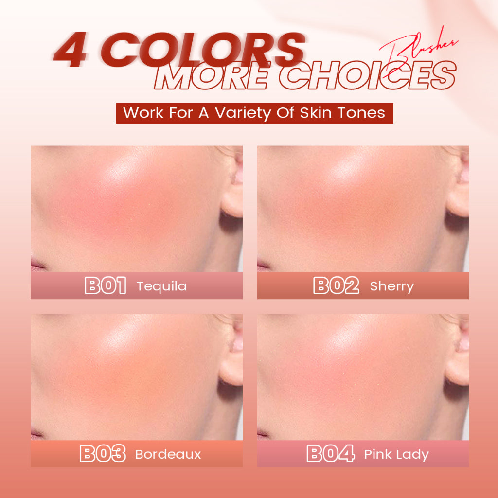 Focallure Hangover Red Wine Natural Cheek Tint Blusher - Liquid Blush