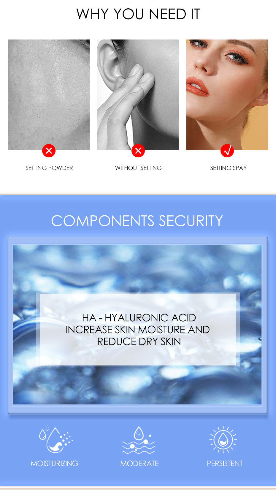 Focallure Makeup Setting Spray Reduce dry skin - FA96