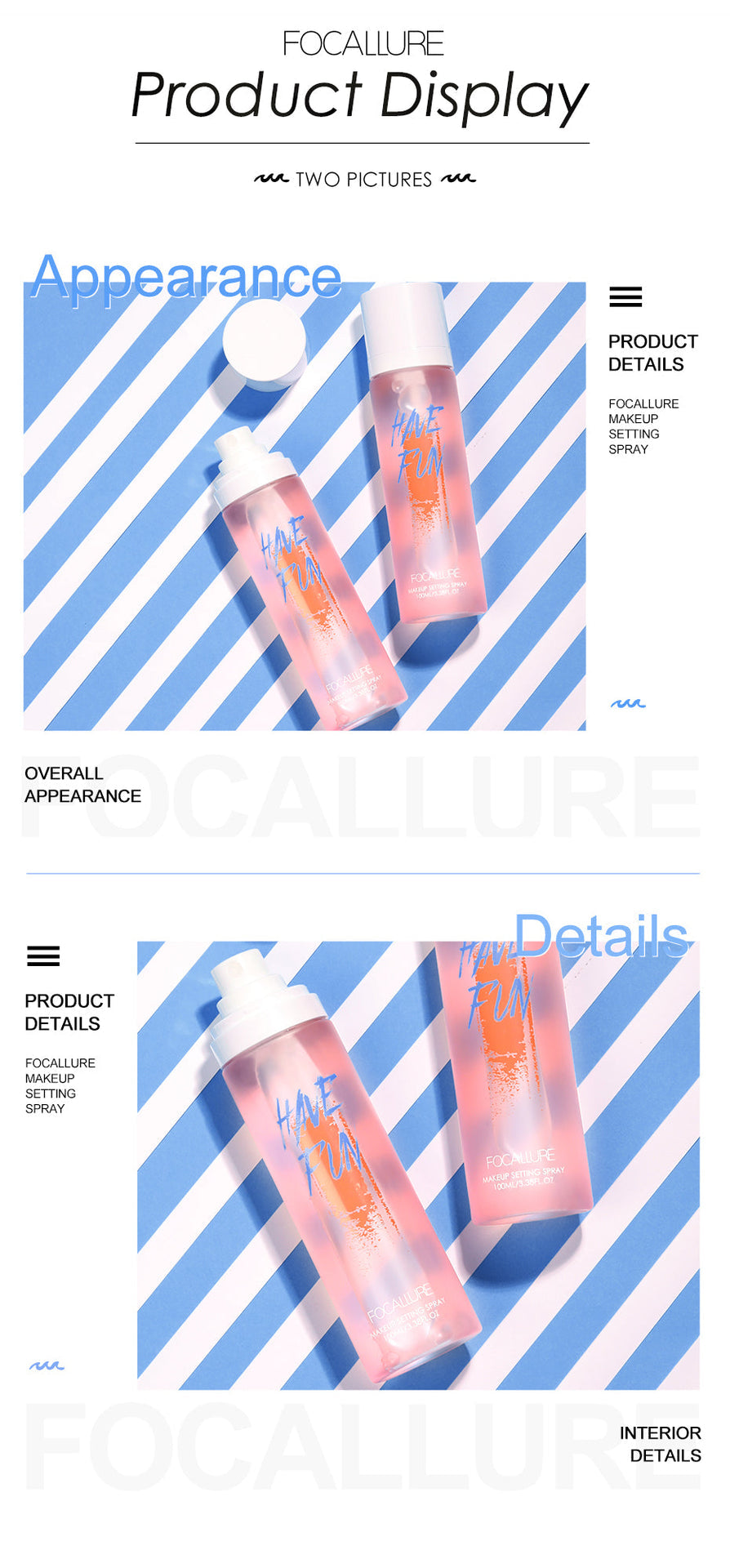 Focallure Makeup Setting Spray Reduce dry skin - FA96