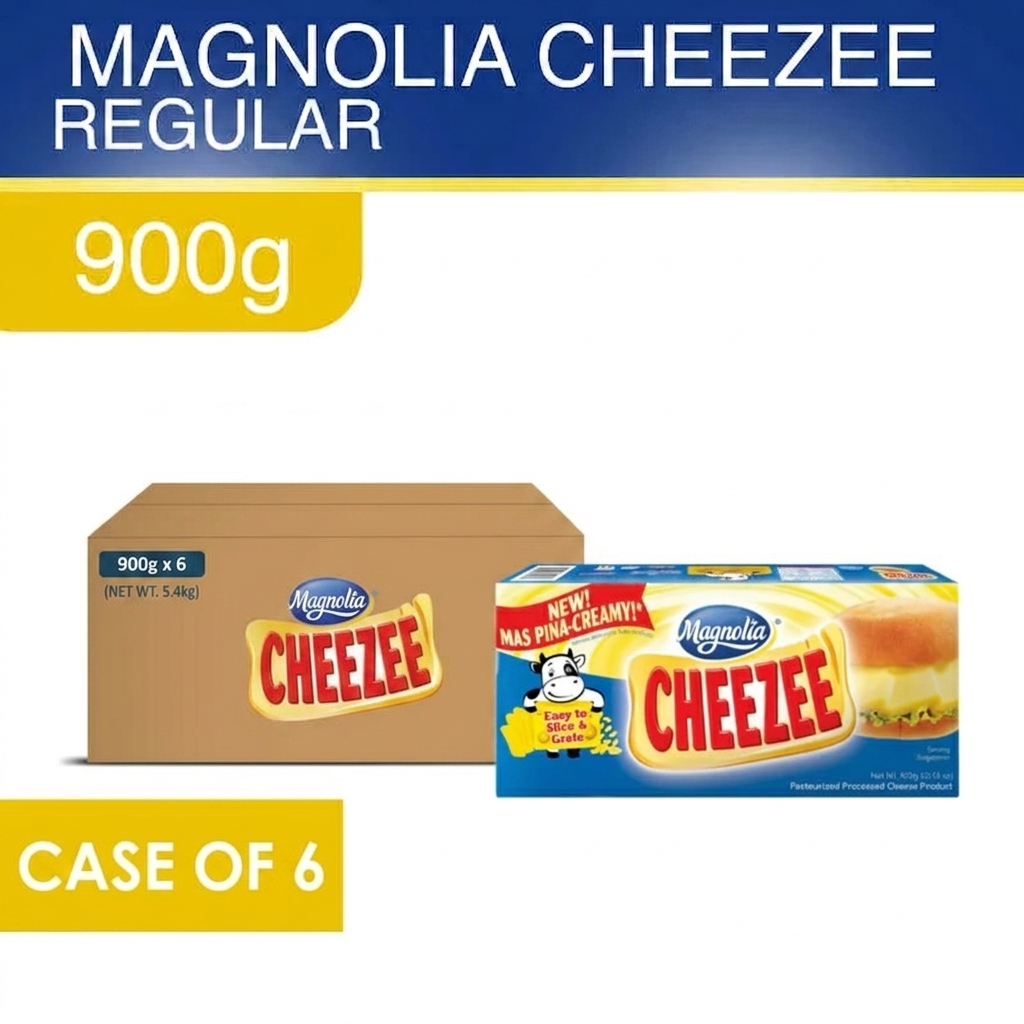 1 CASE - MAGNOLIA Cheezee Regular (900g x 6)