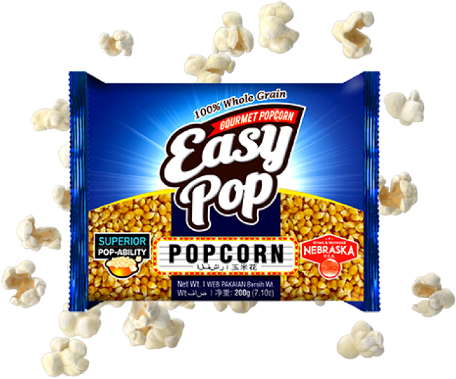 EASYPOP GOURMET POPCORN 400g x 30 Perfect for SNACKS CRAVINGS
