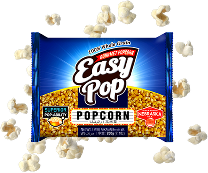 EASYPOP GOURMET POPCORN 400g x 30 Perfect for SNACKS CRAVINGS