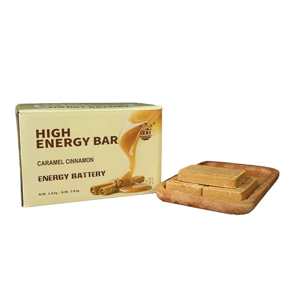CARAMEL CINNAMON High Energy Bar 120g - Exp. Date 2045