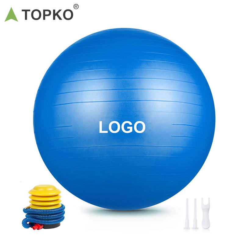 TOPKO PVC Yoga Ball, Anti-burst and Durable