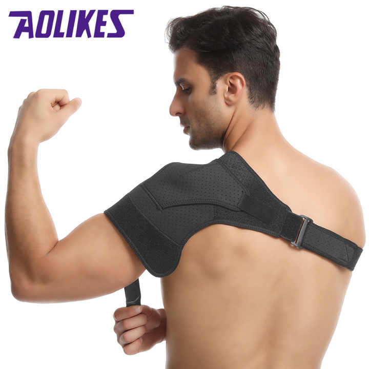 Aolikes  Neoprene Shoulder Pad Spine Protector -1692