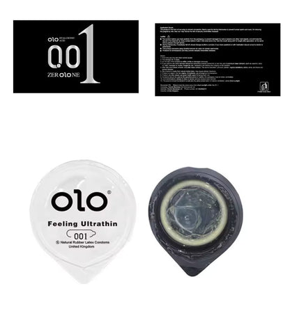 OLO 001 DELAY DRAGON CONDOM Round Packaging - 10pcs