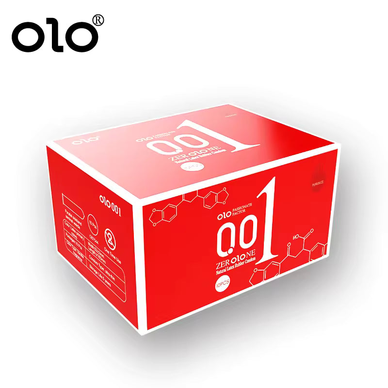 OLO 001 DELAY DRAGON CONDOM Round Packaging - 10pcs