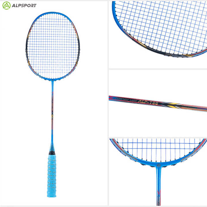 ALP SPORT 1pc AIR - ALP AIR Carbon Fiber Badminton Racket 10U G5 Superlight 52g 28-35lb Lightweight and durable