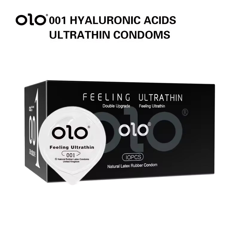 OLO 001 DELAY DRAGON CONDOM Round Packaging - 10pcs