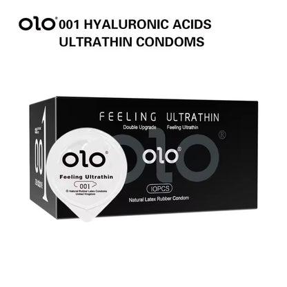 OLO 001 DELAY DRAGON CONDOM Round Packaging - 10pcs