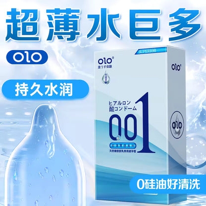 JAPANESE OLO ULTRA THIN CONDOM SQUARE PACKAGING - 10pcs in 1 box