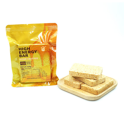 1 CASE - HONEY BUTTER High Energy Bar - 9 Boxes x 12 pcs - Exp. Date 2044