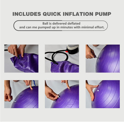 TOPKO PVC Yoga Ball, Anti-burst and Durable