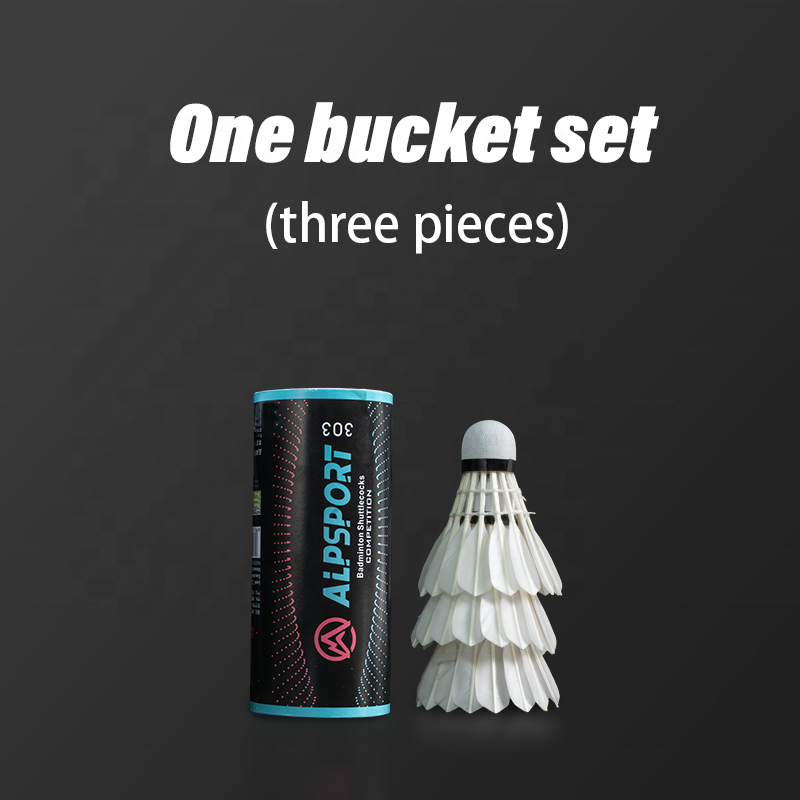 ALP SPORT 303 Badminton Balls 3pcs/Tube Goose Feather -Sandwich Cock