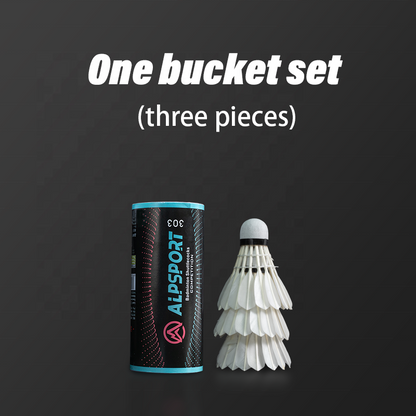 ALP SPORT 303 Badminton Balls 3pcs/Tube Goose Feather -Sandwich Cock