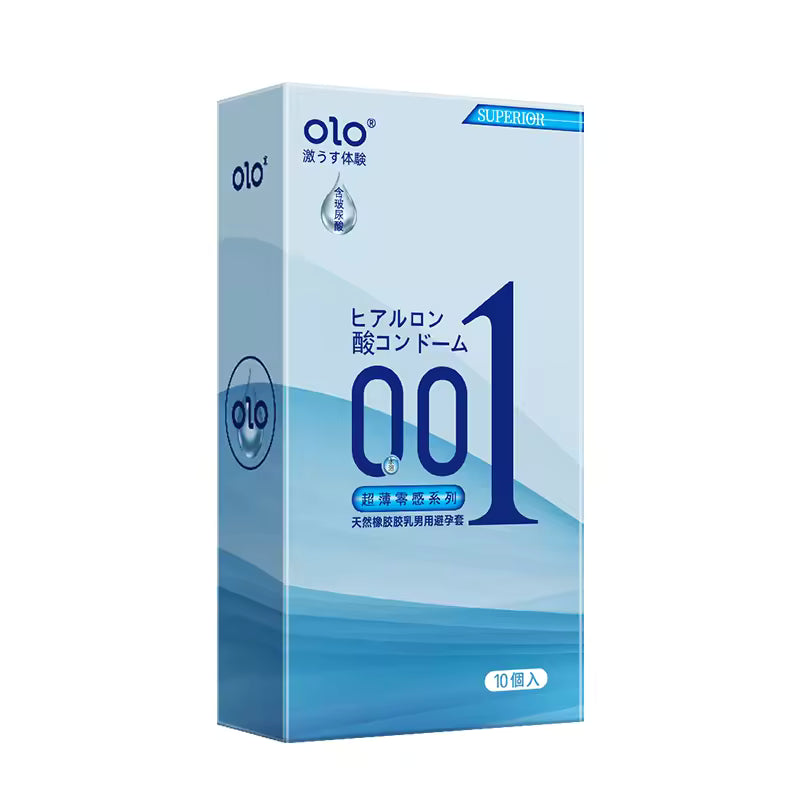 JAPANESE OLO ULTRA THIN CONDOM SQUARE PACKAGING - 10pcs in 1 box