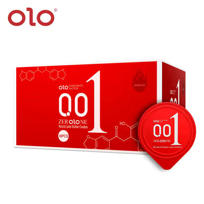 OLO 001 DELAY DRAGON CONDOM Round Packaging - 10pcs