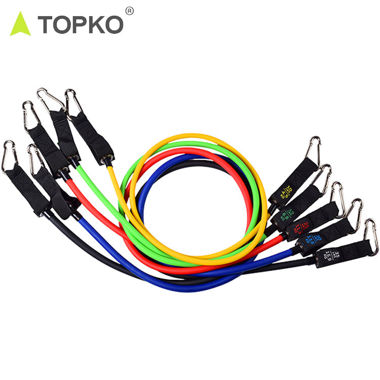 TOPKO Latex Resistance Band Tube Set Portable Set