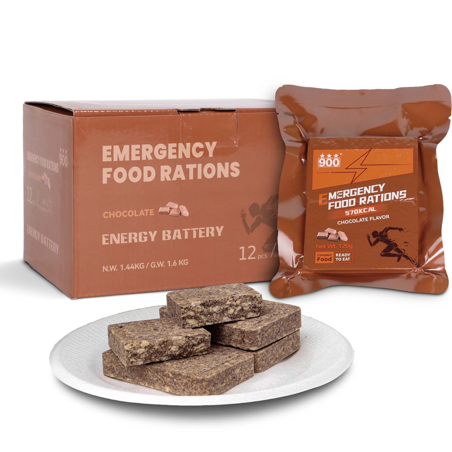 High Energy 900 CHOCOLATE Bar 120g (1pc) - Exp. Date October 2044