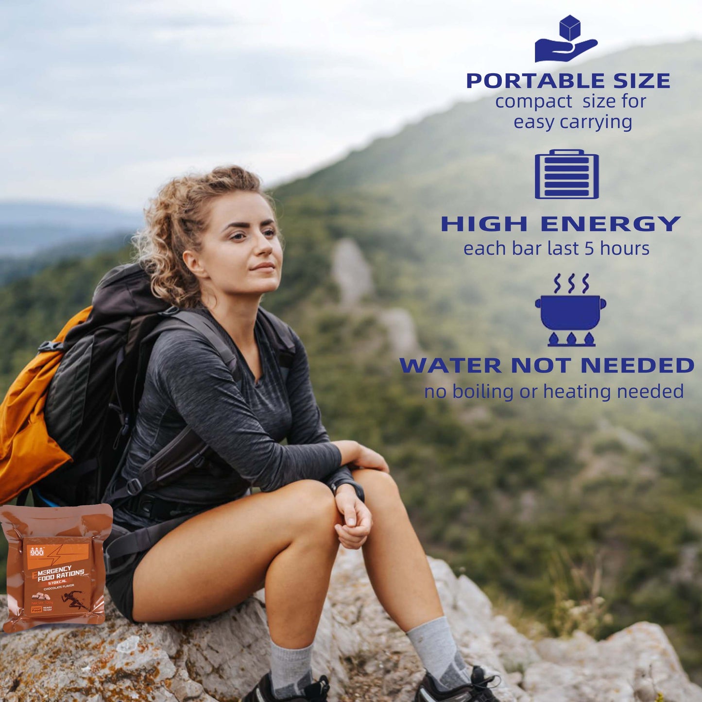 High Energy 900 CHOCOLATE Bar 120g (1pc) - Exp. Date October 2044