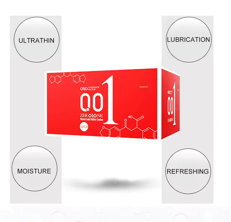 OLO 001 DELAY DRAGON CONDOM Round Packaging - 10pcs
