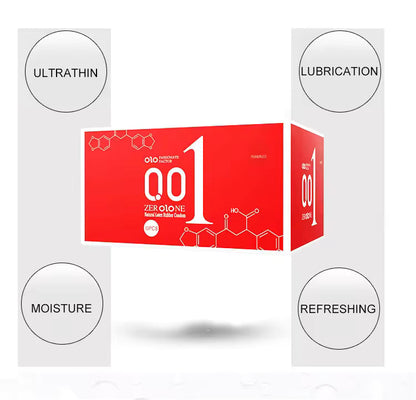 OLO 001 DELAY DRAGON CONDOM Round Packaging - 10pcs