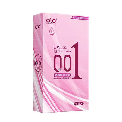 JAPANESE OLO ULTRA THIN CONDOM SQUARE PACKAGING - 10pcs in 1 box